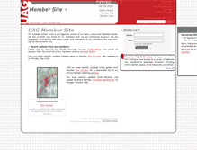 Tablet Screenshot of members.upstateartistsguild.org